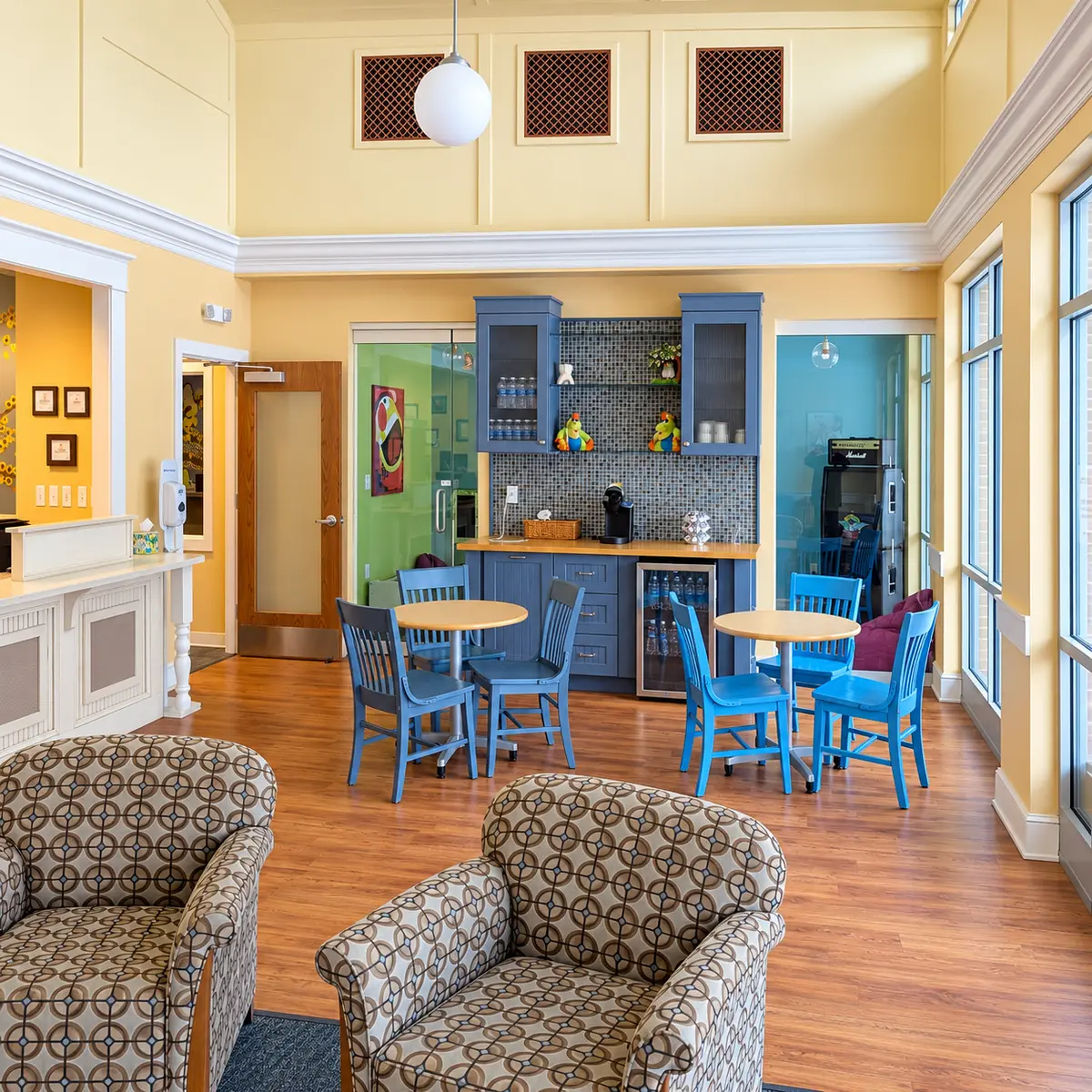 The welcoming lobby at Scanlan Family Dentistry